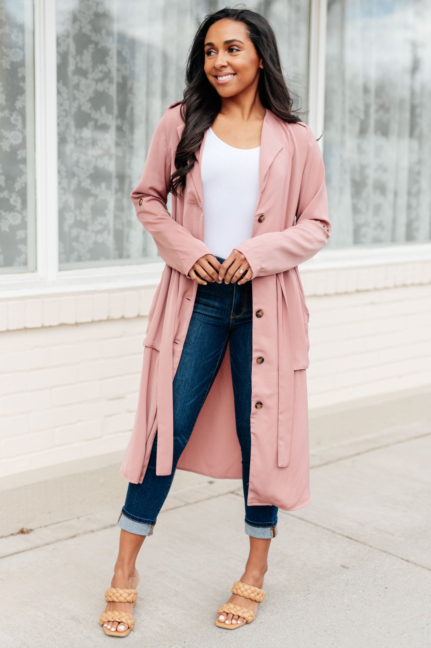 First Day of Spring Jacket in Dusty Mauve