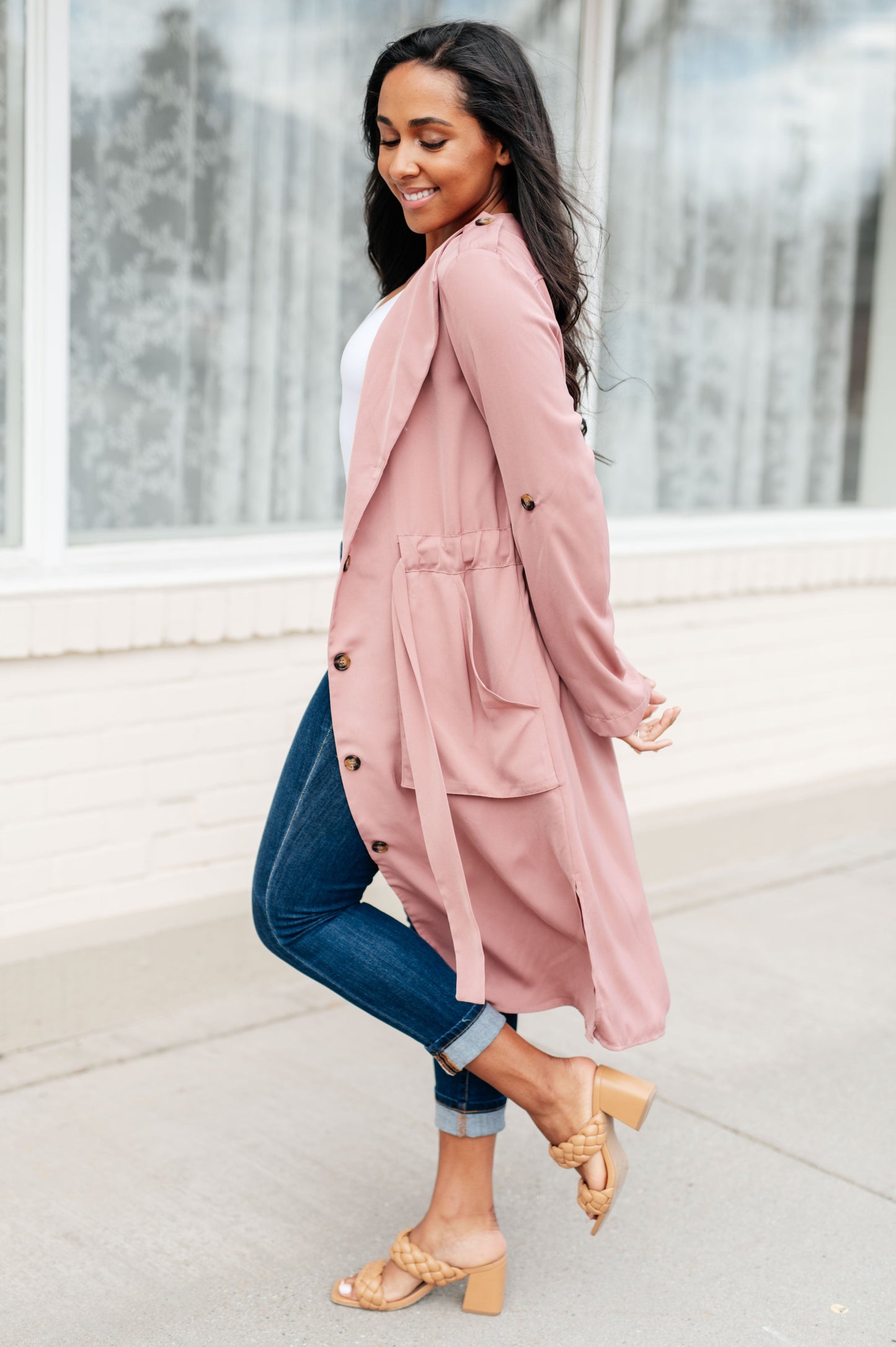 First Day of Spring Jacket in Dusty Mauve